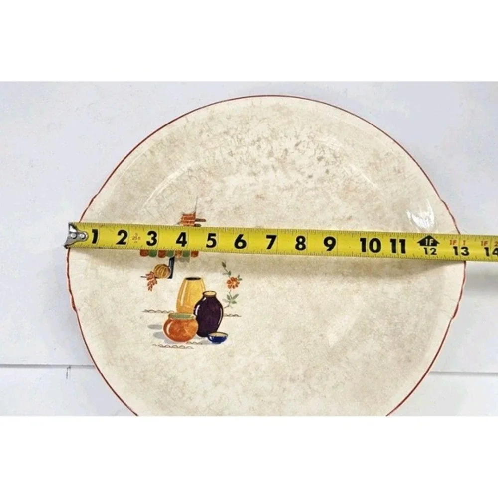 Rare Vtg 30s‎ Paden City Pottery Mexicana Hacienda Platter Oven Proof BAK-SERV